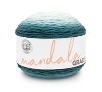 Lion Brand Yarn Mandala, filato multicolore per lavori a maglia, uncinetto e artigianato, colore foglia di tè scuro, 1 pezzo