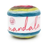 Lion Brand Yarn Mandala, filato multicolore per lavori a maglia, uncinetto e artigianato, kappa, 1 confezione