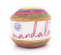 Lion Brand Yarn Mandala Filato multicolore per realizzare lavori a maglia, all'uncinetto e creazioni artigianali, Moomba, 1 gomitolo