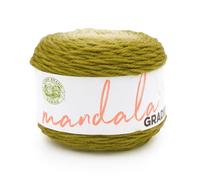 Lion Brand Yarn Mandala Gradient, filato multicolore per lavori a maglia, uncinetto e artigianato, verde oliva, 1 pezzo