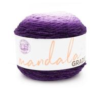 Lion Brand Yarn Mandala Gradient, filato multicolore per lavori a maglia, uncinetto e artigianato, viola, 1 confezione