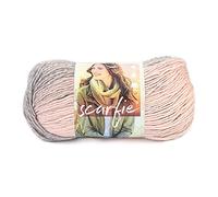 Lion Brand Yarn Company 826-225 - Filato Scarfie, colore: rosa/argento