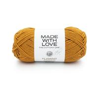 Lion Brand Yarn Tom Daley-Il Cottony One Filato, Misto Cotone, Ambra fiammeggiante, 1 confezione