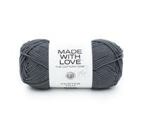 Lion Brand Yarn Tom Daley-Il Cottony One Filato, Misto Cotone, Padella in Peltro, 1 confezione