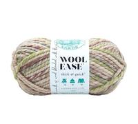Lion Brand Yarn Wool-Ease, filato spesso e veloce, morbido e voluminoso, per lavorare a maglia, uncinetto e fai da te, 1 gomitolo di felce