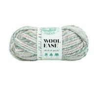 Lion Brand Yarn Wool-Ease, filato spesso e veloce, morbido e voluminoso, per lavori a maglia, uncinetto e artigianato, 1 matassa, conchiglia