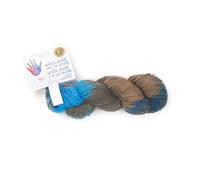 Lion Brand Yarn WoolEase Hand Dyed Yarn Blue Raspberry
