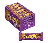 LION Brownie Limited Edition Wafer con Caramello e Cereali ricoperto di Cioccolato al Latte con ripieno gusto Brownie, 24 snack da 40g (960g)