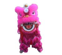 Lion Dance Mascot Costume for 5-12 Age Party Carnival Festival - 14 inch Chinese Traditional Dragon And Lion Dance(Red)