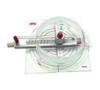 LION Ev-R-Round Perfect Circle Cutter, 1,9 cm a 6-3/4" diametro (C-1500P), argento