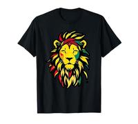 Lion Juneteenth Black History African Flag Women Maglietta