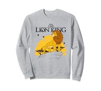 Lion King Standing Over A Rock Felpa