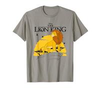 Lion King Standing Over A Rock Maglietta