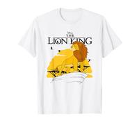 Lion King Standing Over A Rock Maglietta