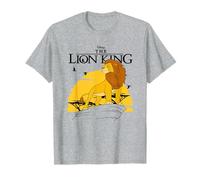 Lion King Standing Over A Rock Maglietta