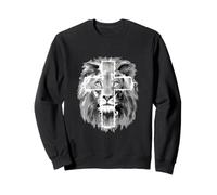 Lion of Judah And Jesus Prayer Christian T-Shirt Felpa