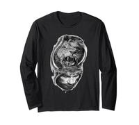 Lion of Judah And Jesus Prayer Christian T-Shirt Maglia a Manica