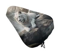 Lion on Rock - Coprisedile per bicicletta, extra morbido e confortevole, protezione da pioggia e sole, copertura resistente antipolvere per mountain bike da città