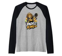 Lion Padel King: Il Miglior Giocatore di Padel, Campione Maglia con Maniche Raglan