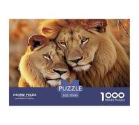 Lion Pair Affection Cartone Durevole Gioco Interattivo Divertente, Perfetto Per Migliorare Capacità Di Riflessione 70x50cm/1000pcs