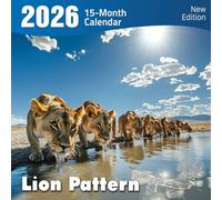 Lion Pattern 2026 Calendar: bold designs inspired by the king of beasts