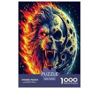 Lion Puzzle 1000 Pezzi Idea Regalo Uomo E Donna 1000 Teile King of The Forest Puzzle Giocattolo Decompressivo Intellettuale Educativo Divertente Gioco Per Famiglie Per La Decorazione Della Casa 70x50c
