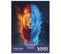 Lion Puzzle 1000 Pezzi Impossibile - Regalo Perfetto 1000 Teile King of The Forest Puzzle Giocattolo Decompressivo Intellettuale Educativo Intrattenimento Creativo Per La Decorazione Della Casa 38x26c