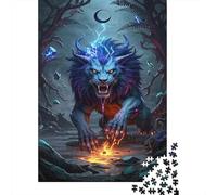 Lion Puzzle Da 1000 Pezzi, Geometria Dinamica, Attività Catartica, Opera Da Esporre 1000pcs (75x50cm)