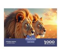 Lion Puzzle Giochi 1000 Pezzi Regalo Per Lui E Per Lei Arte Animal Puzzle Adulti Foto 70x50cm/1000pcs