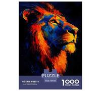 Lion Puzzle Giochi 1000 Pezzi Regalo Per Lui E Per Lei Arte Animal Puzzle Adulti Idea Regalo Per 70x50cm/1000pcs