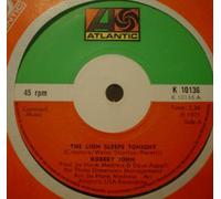 LION SLEEPS TONIGHT 7" (VINYL 45) UK ATLANTIC 1971