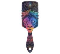 Lion Tarot spazzola antistatica per gli uomini Progettato massaggiatore cuoio capelluto per capelli bagnati con manico ergonomico cepillo para definir rizos