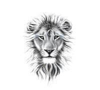Lion Tiger Temporary Tattoos For Men Boys Realistic Waterproof Tattoos For Adult Party Supplies(002)