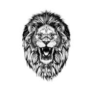 Lion Tiger Temporary Tattoos For Men Boys Realistic Waterproof Tattoos For Adult Party Supplies(003)