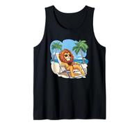 Lion vive la sua vita migliore in una vacanza tropicale Canotta