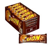 LION Wafer con Caramello e Cereali ricoperto di Cioccolato al Latte, 24 Snack da 42g (1,008kg)