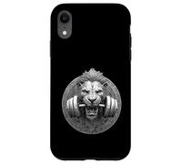 Lion Weightlifting | Bodybuilding Fitness Allenamento Bestia Custodia per iPhone XR