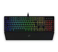 Lioncast® Tastiera da gioco LK100 [RGB, 16,8 milioni di colori] - Tastiera per giocatori RGB 75% - Tastiera da gioco per PC illuminata nera, tastiera da gioco a basso profilo (inclusa