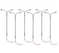 Lionel HO Gauge Gray Double Highway Lamps 6-Pack Model Train Accessory