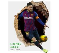 Lionel Messi - Adesivi murali parete 3D wall sticker cameretta bimbi