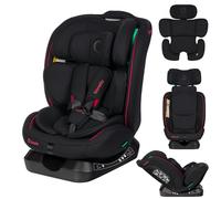 LIONELO AART I-SIZE Seggiolino Auto per Bambini 40-150 cm, Montaggio con Cinture di Sicurezza, Poggiatesta e Schienale Regolabili, Inserto Riduttore e Linguinale, Norma R129 i-Size