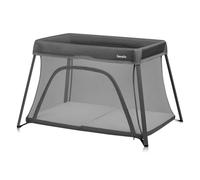 lionelo Alice Lettino da Viaggio 3 in 1 - Culla Co-Sleeping e Box Gioco in rete 104×70 cm da 0 a 15 kg con Materasso in Schiuma, 2 Livelli, Compatto, Pieghevole, Entrata Laterale, Borsa da Viaggio