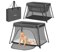 lionelo Alice Lettino da Viaggio 3 in 1 - Culla Co-Sleeping e Box Gioco in rete