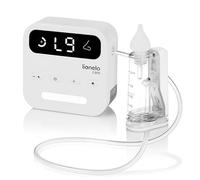 LIONELO Aspiratore Nasale Elettrico per Bambini senza Fili BabyAir Flow, 9 livelli di Aspirazione, 3 Becucci, Luce Notturna, Ricaricabile, Alta Potenza, Ricarica USB-C