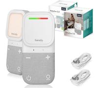 LIONELO Babyline 2.2 Baby monitor Audio con luce notturna, Portata fino a 400 m Comunicazione bilaterale Modalità Risparmio EcoVox, Batteria fino a 12 h, Regolazione Volume