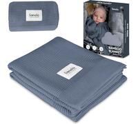 Coperta di bambù Lionelo Blue - Blu