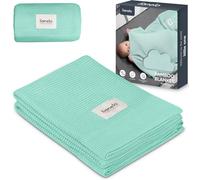 lionelo Bamboo Blanket 100x75cm Leggera coperta neonato di bambù, Fasciatoio, Coltre per lettino 100% Cotone naturale, Morbido Antibatterico Ipoallergenico Antimicotico Dal primo giorno di vita