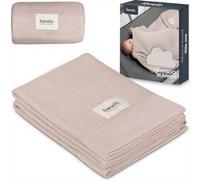 LIONELO Bamboo Blanket Coperta Neonato Leggera 100x75 cm in Cotone di Bambù | Morbida, Antibatterica, Ipoallergenica e Antimicotica, per Lettino e Fasciatoio dalla Nascita