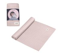 lionelo Bamboo Swaddle mussola per fasciare, grande copertina per neonato in cotone di bambù 100% naturale, dimensioni 120 x 120 cm, piacevole al tatto, tessuto morbido (Beige)