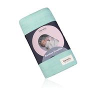 lionelo Bamboo Swaddle mussola per fasciare, grande copertina per neonato in cotone di bambù 100% naturale, dimensioni 120 x 120 cm, piacevole al tatto, tessuto morbido (Mint)